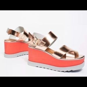 Rose Gold Pink Platforms